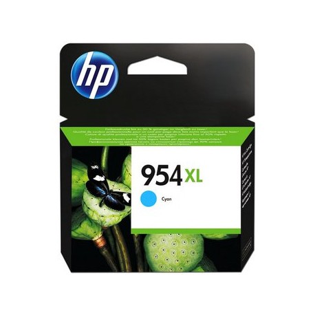 Cartucho de tinta HP 954XL Cian Original...Computadoras Brillo
