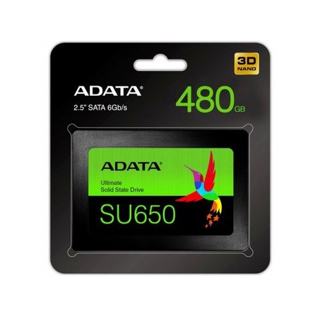 UNIDAD SSD ADATA SU650 SATA ASU650SS-480...Computadoras Brillo