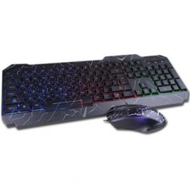 Kit Teclado y Mouse Gamer Naceb NA-633,...