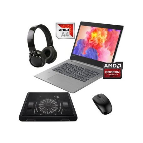 Laptop Lenovo Ideapad 330-14AST AMD A4-9...Computadoras Brillo