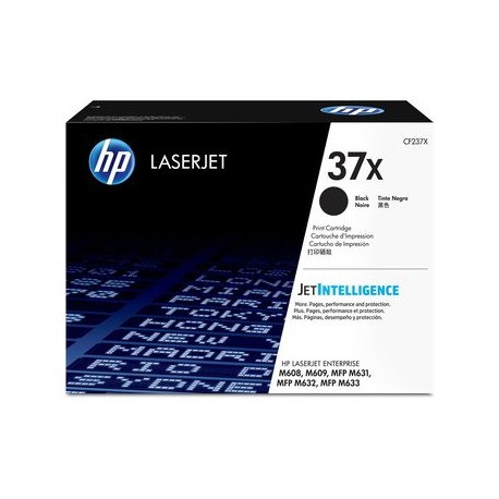Cartucho de Tóner HP 37X Laserjet-NegroComputadoras Brillo