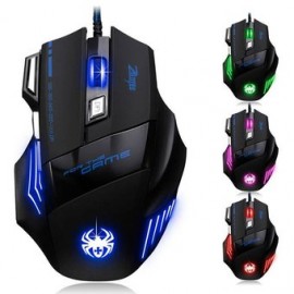 Mouse Gamer Optico 7 Botones Cordon Usb...