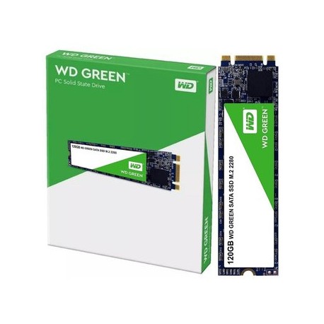 SSD M.2 120GB WESTERN DIGITAL GREEN LAPT...Computadoras Brillo