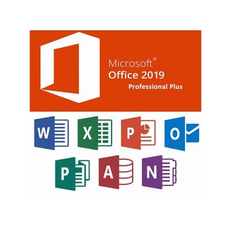 Licencia Office 2019 Pro Plus Hogar y Em...Computadoras Brillo