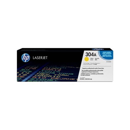 Cartucho de Tinta HP 304A LaserJet-Amari...Computadoras Brillo