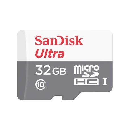Memoria SanDisk Ultra microSDHC UHS-1 de...Computadoras Brillo