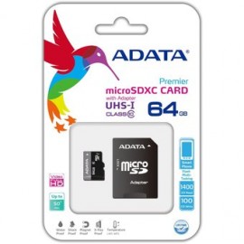 Memoria Micro SD SDXC Adata 64GB Con Ada...