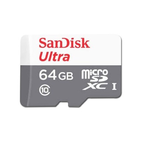 Memoria MicroSDXC UHS-I U1 Sandisk Ultra...Computadoras Brillo