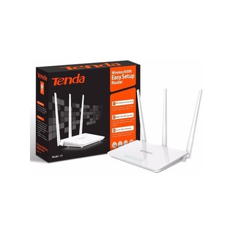 Tenda F3 Router inalámbrico 2.4G Wi-Fi /...Computadoras Brillo