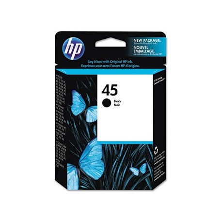 TINTA HP 45 51645A COLOR NEGROComputadoras Brillo