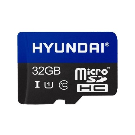 Memoria Micro SDHC 32GB HYUNDAI Clase 10...Computadoras Brillo