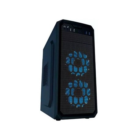Gabinete Gamer YEYIAN S/Fuente LED Negro...Computadoras Brillo