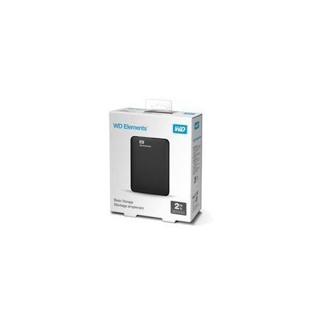Disco duro externo WD Elements 2TB portá...Computadoras Brillo