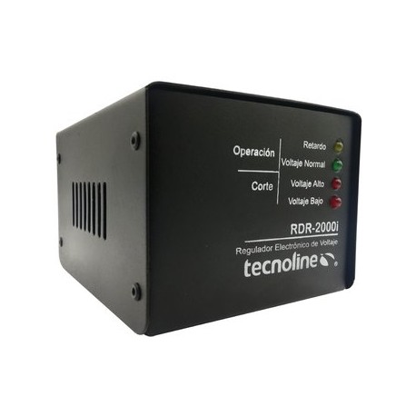 REGULADOR DE VOLTAJE TECNOLINE® RDR-2000...Computadoras Brillo