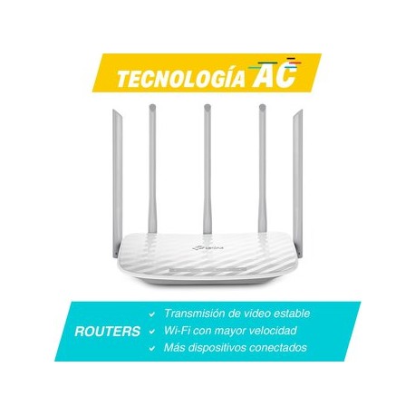 Router TP-LINK Archer C60Computadoras Brillo