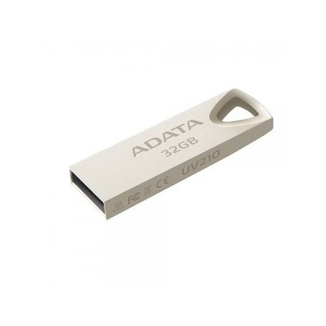 Memoria USB Adata 32 Gb Plata Usb 2.0Computadoras Brillo