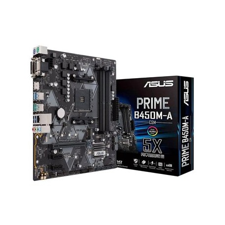 Tarjeta Madre ASUS PRIME B450M-A/CSM Soc...Computadoras Brillo