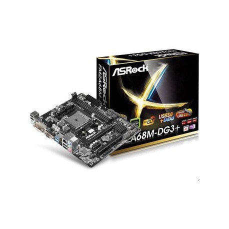 Tarjeta Madre ASRock FM2A68M-DG3+ 2xDDR3...Computadoras Brillo