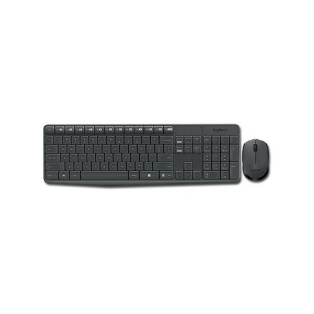 Teclado y Mouse inalámbricos Logitech Wi...Computadoras Brillo