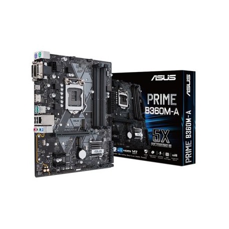 T. Madre ASUS PRIME B360M-A, Chipset Int...Computadoras Brillo