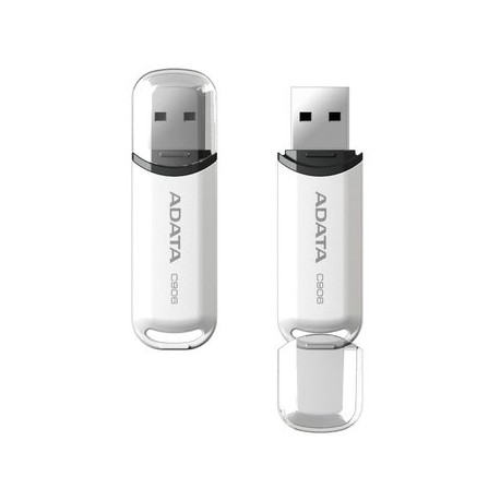 Memoria Flash Usb Adata C906 16GB Blanco...Computadoras Brillo