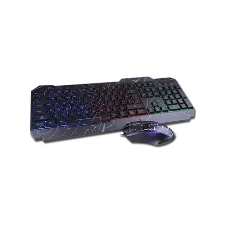 Kit Teclado y Mouse Gamer Naceb NA-633,...Computadoras Brillo