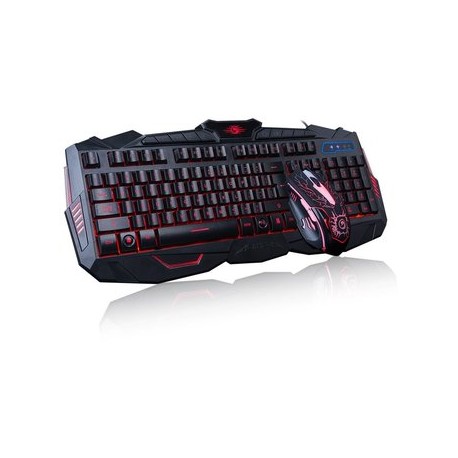 Teclado Y Mouse Gamer Multimedia Ilumina...Computadoras Brillo