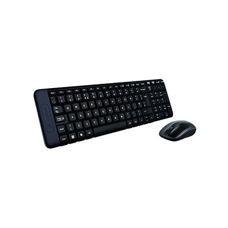 KIT LOGITECH MK220 TECLADO Y MOUSE INALA...Computadoras Brillo