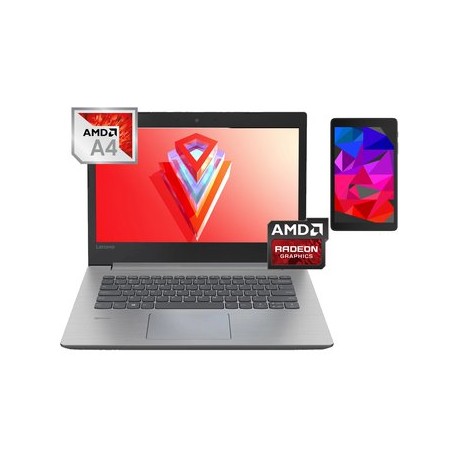 Laptop Lenovo Ideapad 330-14AST AMD A4-9...Computadoras Brillo