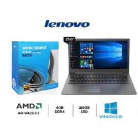 Laptop Lenovo 130-15ast 15" AMD A9 128GB...