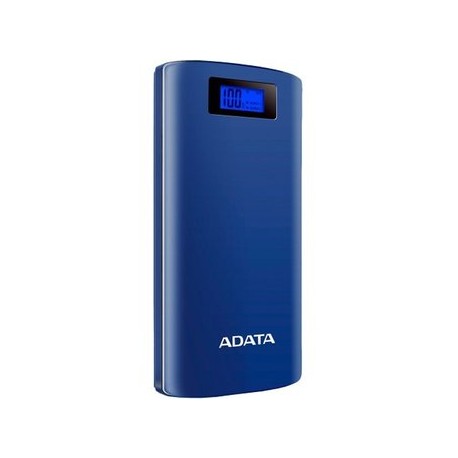 Bateria Adata P20000D 20000mAh Azul USB...Computadoras Brillo