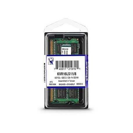 Memoria Ram DDR3 Sodimm Kingston 1600MHz...Computadoras Brillo