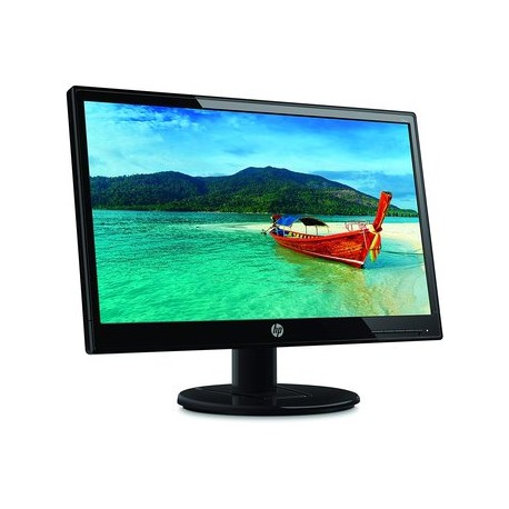 MONITOR HP 19KA LED 18.5 HD WIDE SCREEN...Computadoras Brillo