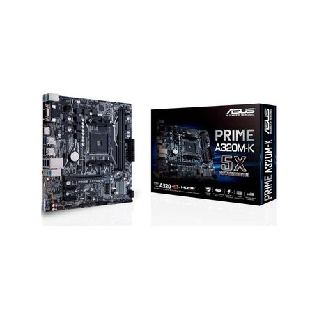 Tarjeta Madre ASUS PRIME A320M-K Socket...Computadoras Brillo