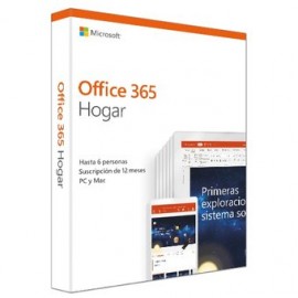 SOFTWARE MICROSOFT OFF 365 HOME ESPAÑOL...